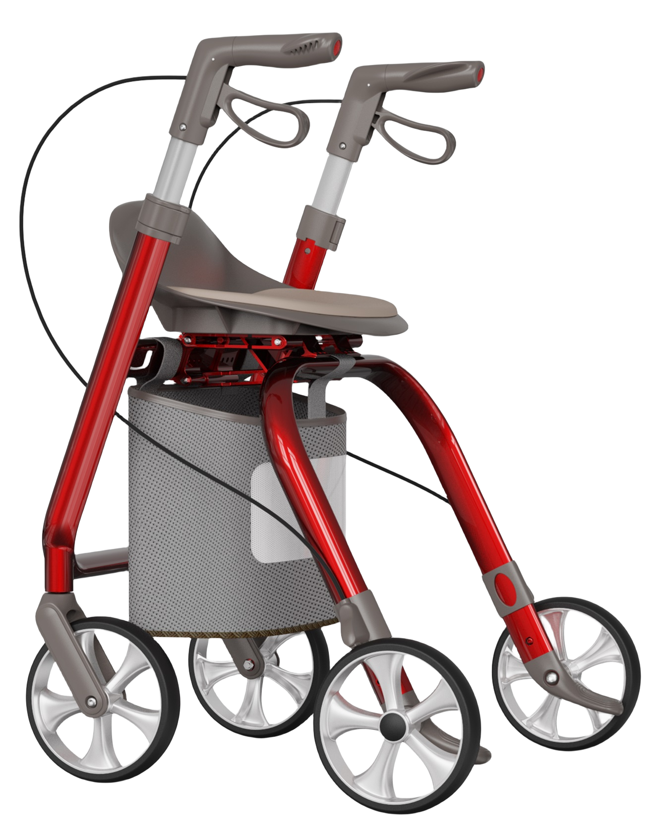 Lightweight electric walker rollator 4 in 1 wheeled walkers and rollators elderly aluminum walker rollator shopping cart