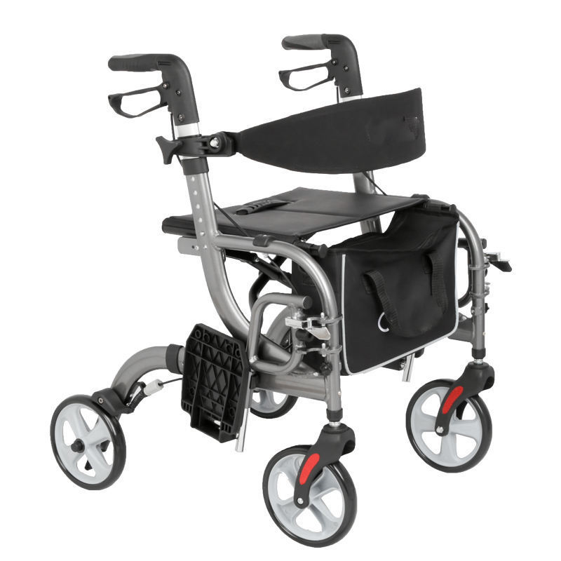 best lightweight 4 wheels walking rollator walker folding disabled walker and rollator