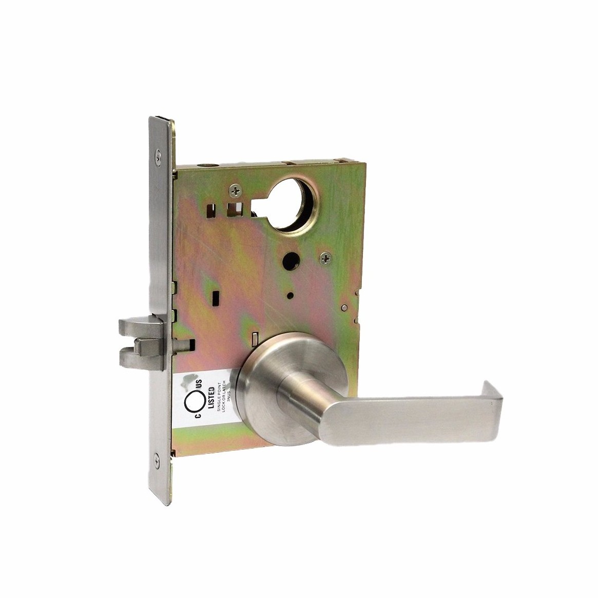 ANSI Grade 1 Extra Heavy Duty Mortise Lockset in Passage Function GA8701 Commercial 10 Years Non Keyed without Deadbolt