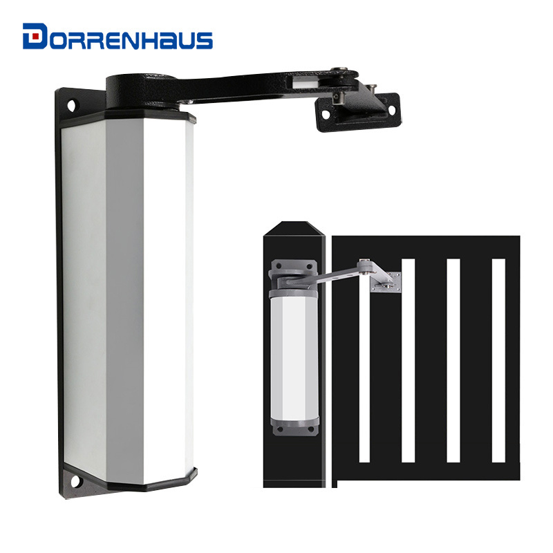 Side-Mounted Double Swing Door Closers Automatic Swing Gate Operator Waterproof Community Gate Opener