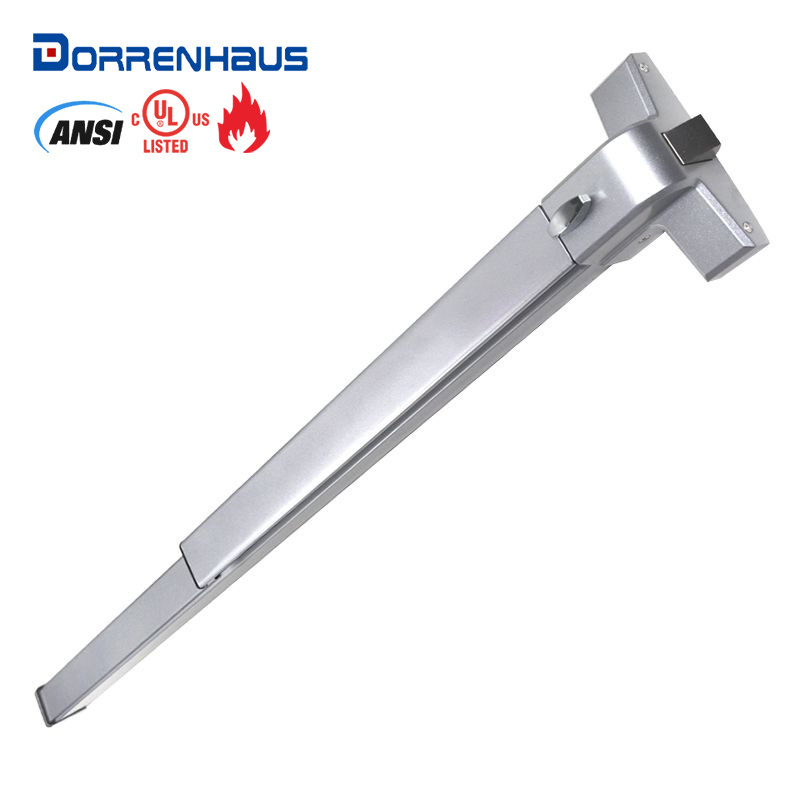 DORRENHAUS UL500P Factory Wholesale Painted Steel UL Certification Panic Exit Device 1045mm Panic Bar Rim Type Fire Door Lock