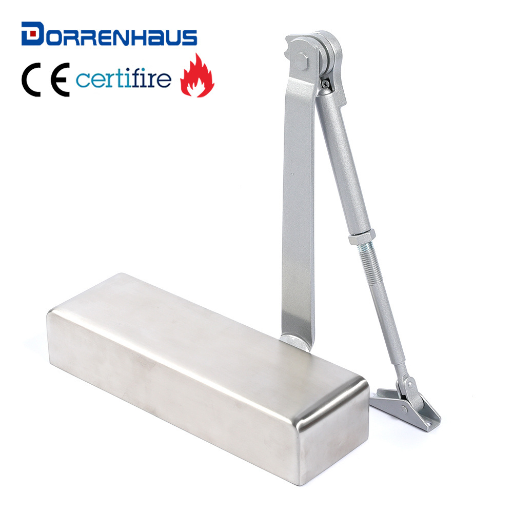 DORRENHAUS D2024T CE CERTIFIRE European Style Medium Duty Door Closers With Hold Open Arm And SS Metal Cover