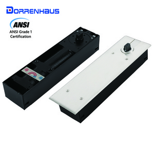 DORRENHAUS TS-80 Heavy Duty 300kg Steel Door Closer Double Acting Hydraulic Cylinder Floor Spring Hinge