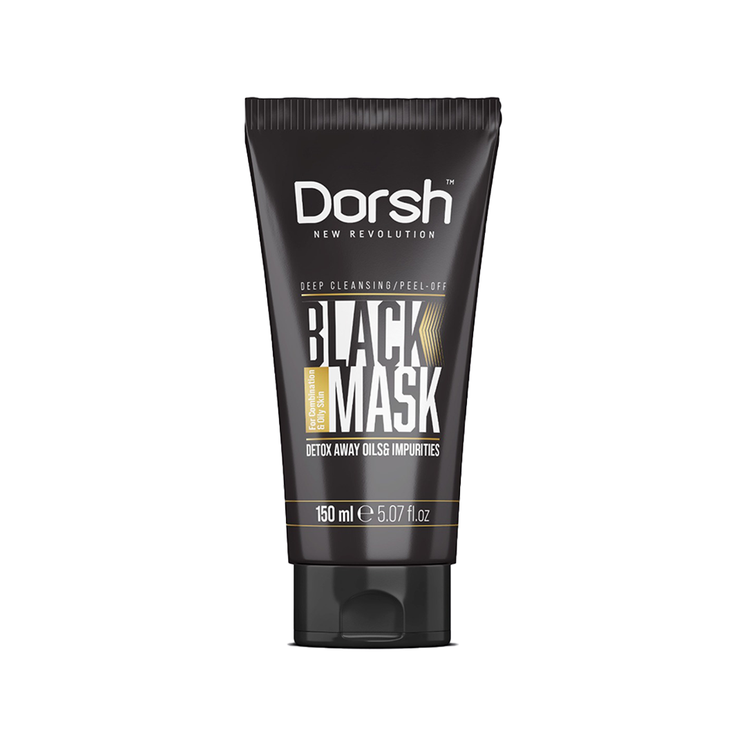 DORSH Black Mask 150mL Facial Skin Care Product Peel-Off  Beauty High Quality - Made in Turkey