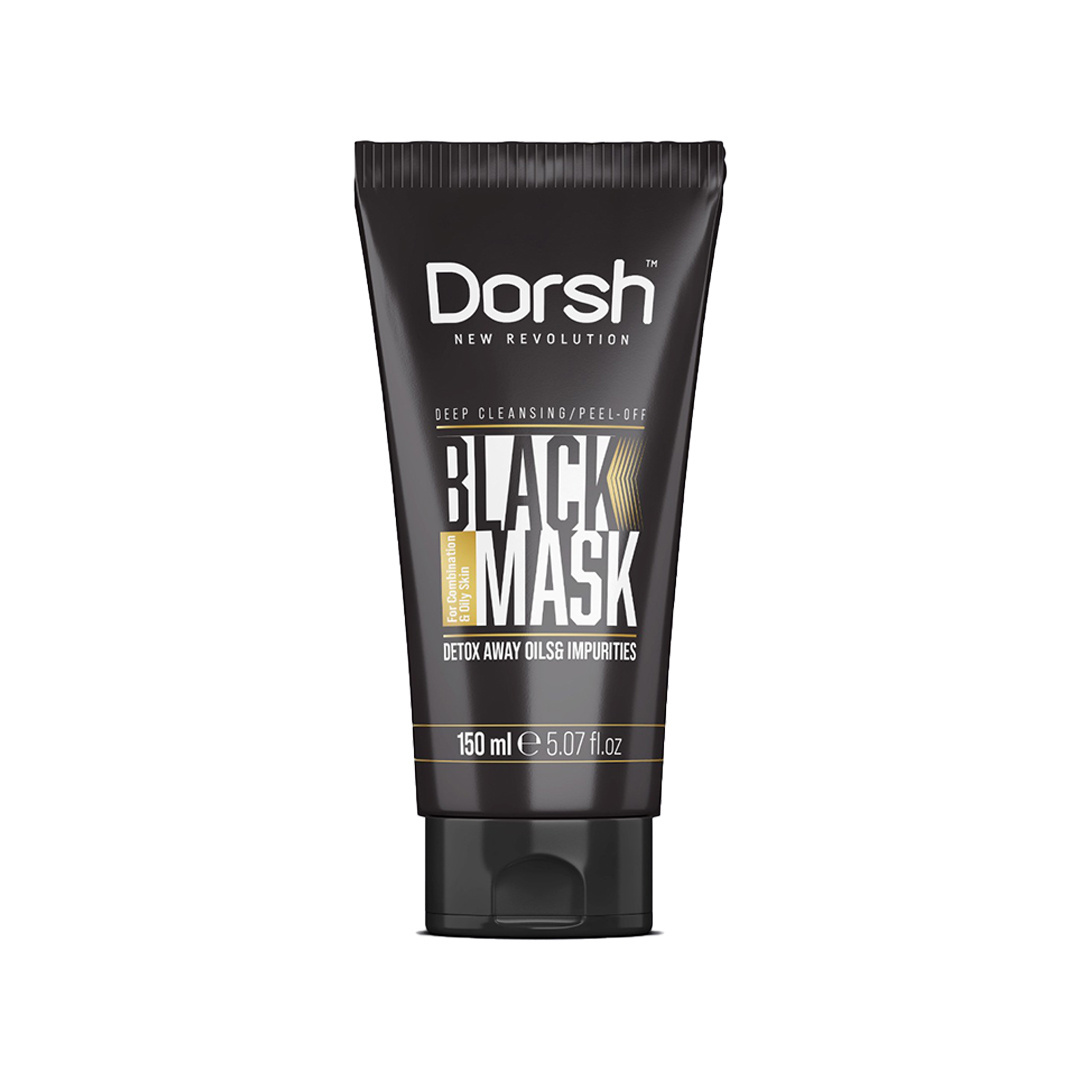 DORSH Black Mask 150mL Facial Skin Care Product Peel-Off  Beauty High Quality - Made in Turkey