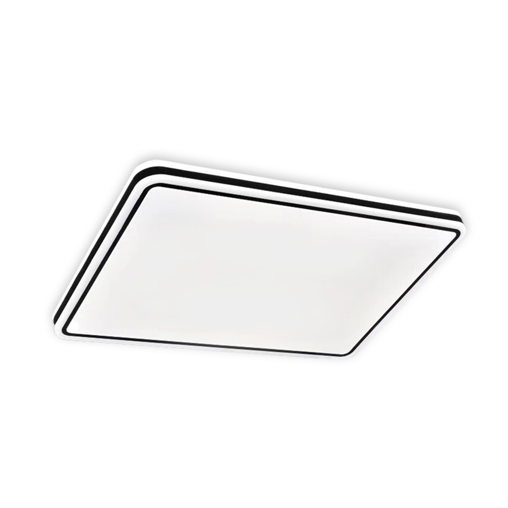 2700-6500k led ceiling light flush mount light fixtures 72w 100im/w square modern ceiling lamp for bathroom, bedroom, kitchen