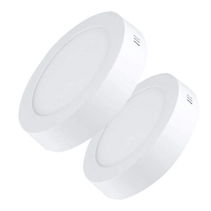 Round led flush mount ceiling Light 12w flat surface mounted panel light fixtures for closet, bathroom, kitchen, hallway