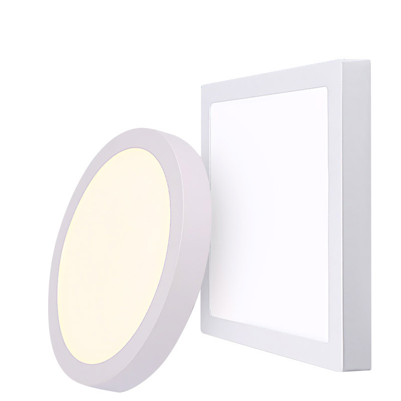 Round led flush mount ceiling Light 12w flat surface mounted panel light fixtures for closet, bathroom, kitchen, hallway