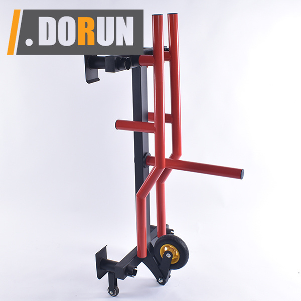 Heavy Duty Weighted Power Speed Training Sled with Shoulder Harness with folding wheels and adjustable handle