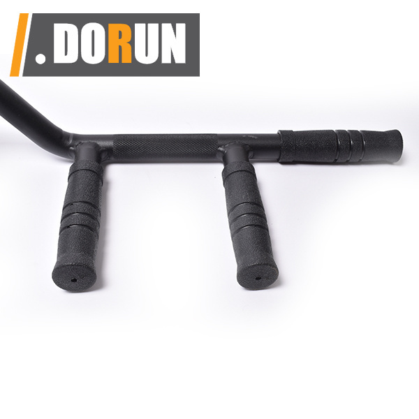 Large Multi-Grip T Bar Row Landmine Attachment - Straight Grip Bent-over Row Handle Fits Standard with Eyelet Hook