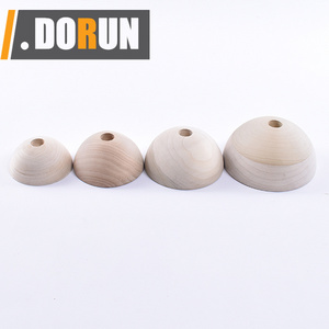 Wooden Hang Board/Climbing Half Round Ball for Doorway - Hand Strengthener Equipment for Training Finger, Grip and Pull Up