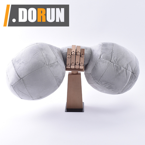 2 Pieces Dumbbell Toy Plush Barbell  Stuffed Toys Promote Sensory Toy Dumbbell