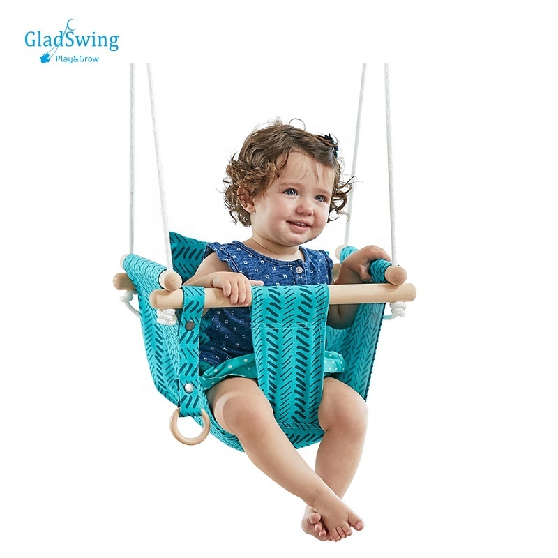 Indoor and Outdoor Hammock Toddler Kids Toys Tree Swings Backyard Outside Fabric Foldable Baby Patio Swing Set