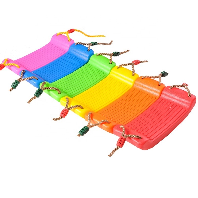 China Supplier GladSwing Kids Small Indoor Outdoor Hanging Patio Garden Plastic Swing Chair Baby Toy Swing Set