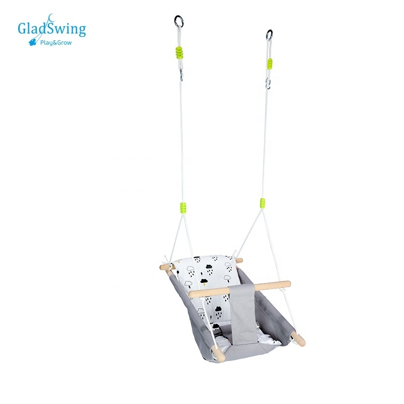 Factory Direct Patio swings  Wholesale Kids Cotton Outdoor Folding Baby Swing Children Toys