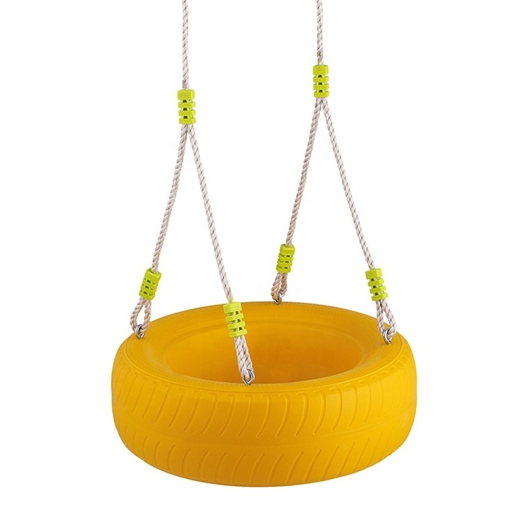 Gladswing outdoor Tyre shape adjustable PE tire swing Hammock Kids toy Adult Garden relax plastic Gym Hanging patio swing