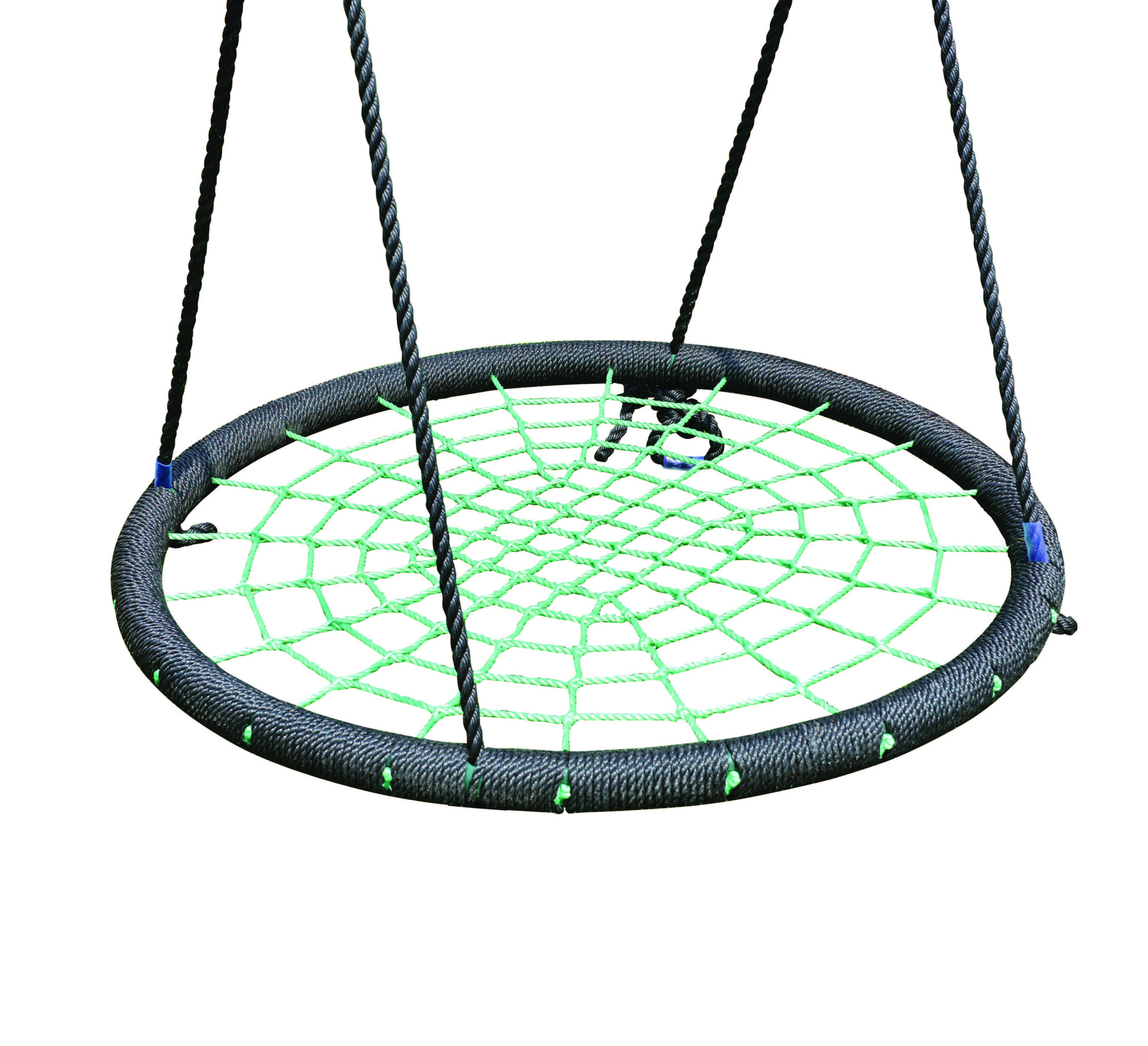 Gladswing 100cm Large Backyard Round Rope Webbing Children's Nest Swing