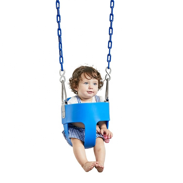 Gladswing Coated Swing Chains Swing Set Accessories Heavy Duty High Back Full Bucket Toddler Swing Seat