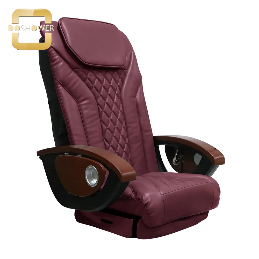 human touch top massage chair of genuine pedicure chair top with attached remote control for burgundy pedicure chair top supply