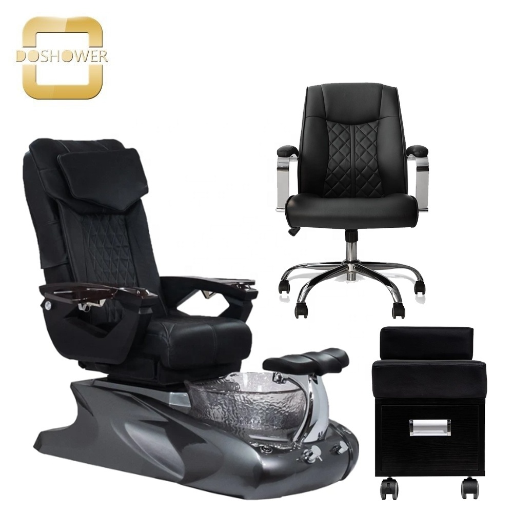 Shoulder massage function pedicure chair for luxury fiberglass pedicure tub of disposable magnet jet pedicure chair