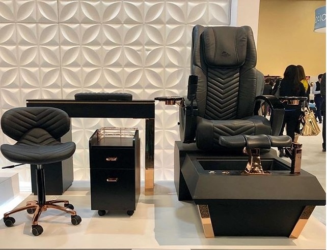 2022 new design nail salon furniture with used nail spa pedicure chair