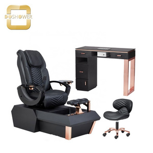 2022 new design nail salon furniture with used nail spa pedicure chair