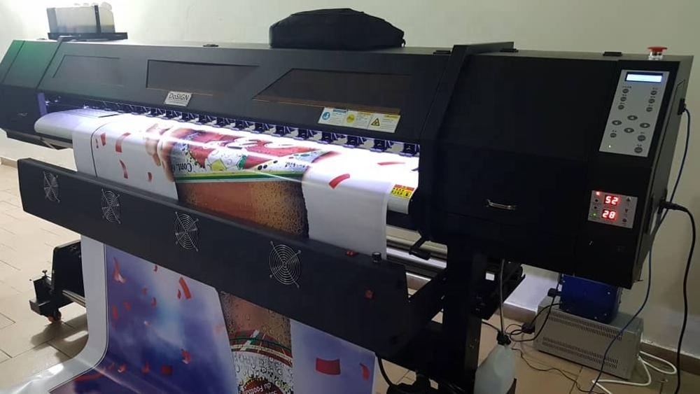 1800 Digital wallpaper printing machine 1440dpi dx6 heads banner sticker flex eco solvent printer