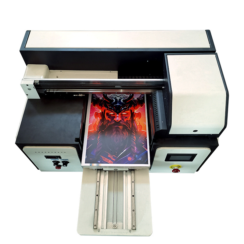 A3 xp600 DX8 double heads uv led varnish digital flatbed uv printer with 3D embossing effect