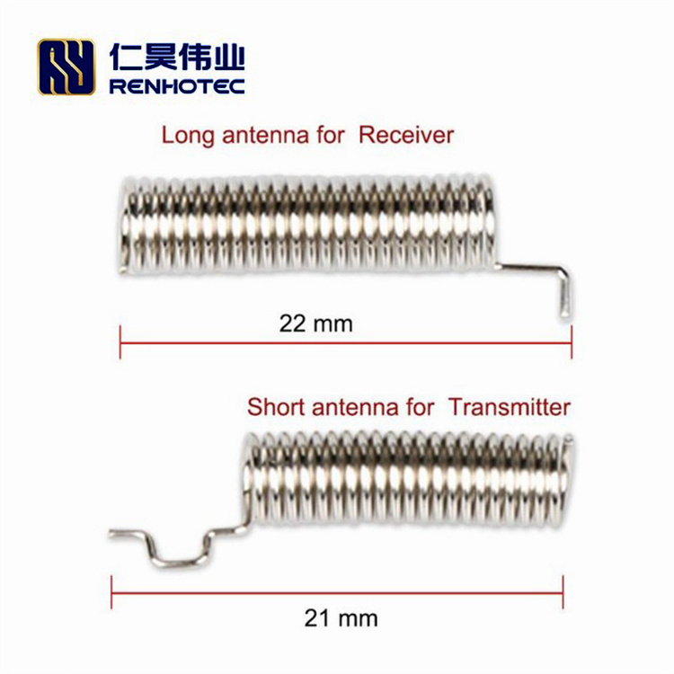 High Gain Helical Dual Band PCB Panel Spring Antenna with 2.4Ghz 868 915 433 MHZ 868MHZ DBI for WIFI Wireless Router Outdoor