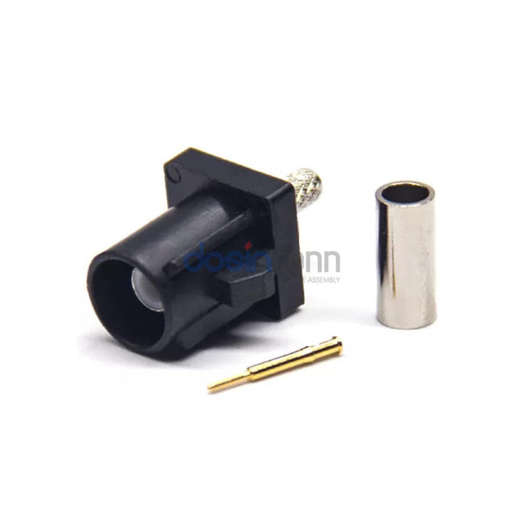 DOSIN New Automotive FAKRA Signal Male Female Power Connector with A B C D E F G H J K L M O Z Code Key