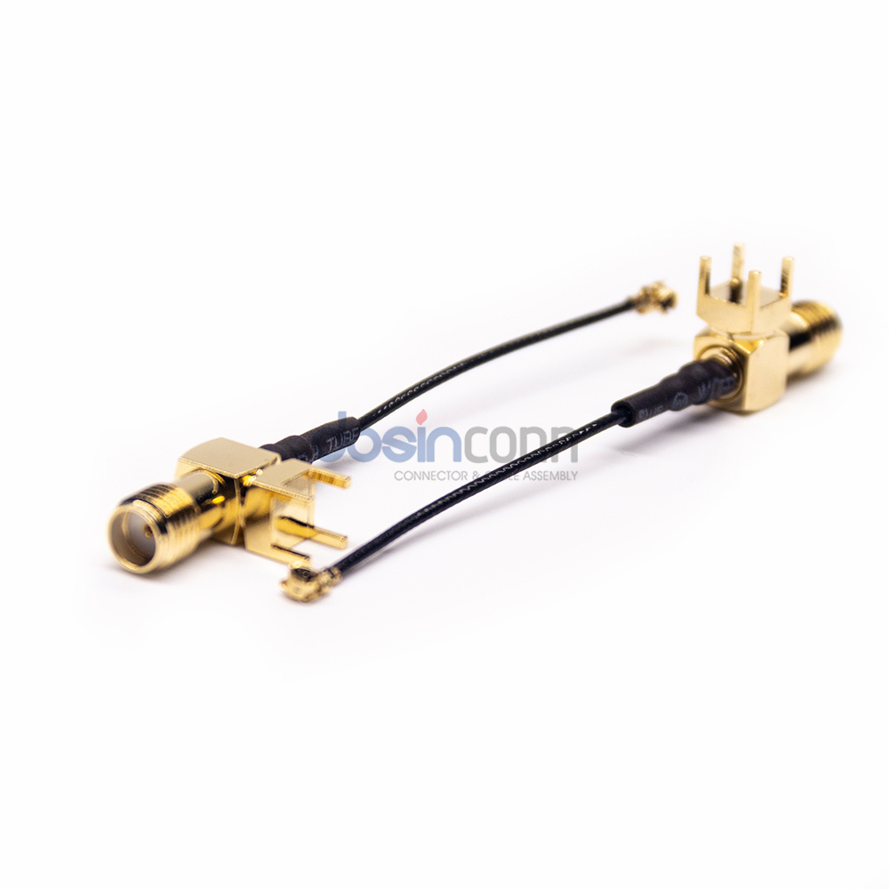 DOSIN SMA RF Coaxial Pigtail Pitail IPEX-SMA Connector 1.13 Extension Custom Cable Assembly