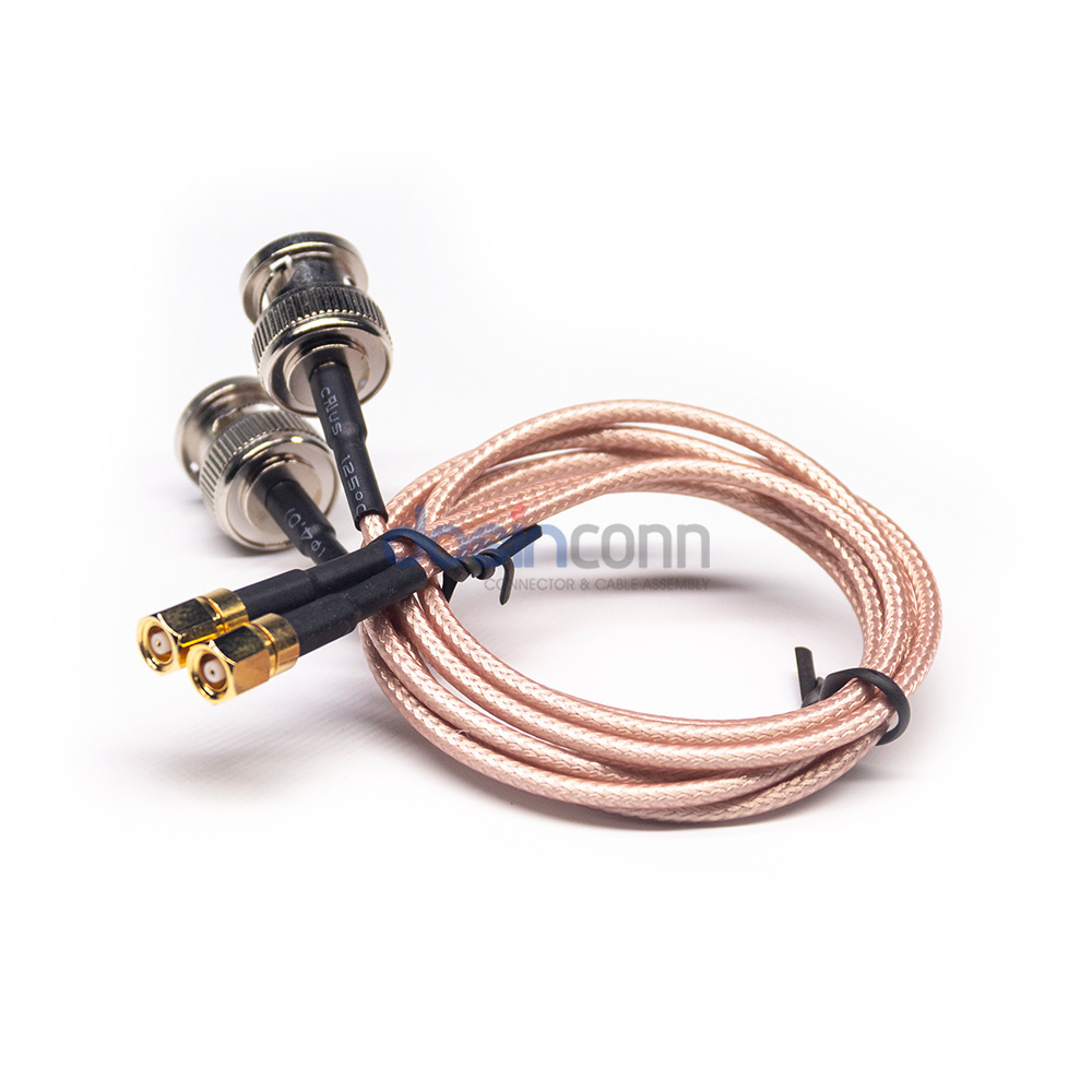 RF Superflexible Jumper Cable BNC Male to SMC Connector RG316 RG178 Cable assembly