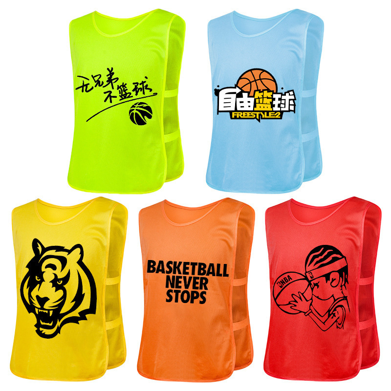 customization Mesh Sports Training Bibs/Pinnies/Scrimmage/Vests for Soccer, Basketball, Football, Volleyball and Other Team Game