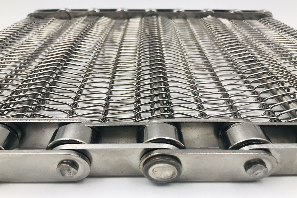 Metal Machine Full Automatic Stainless Steel 304/316 Food Grade Wire Mesh Conveyor Belt for Fryer and Conveyor