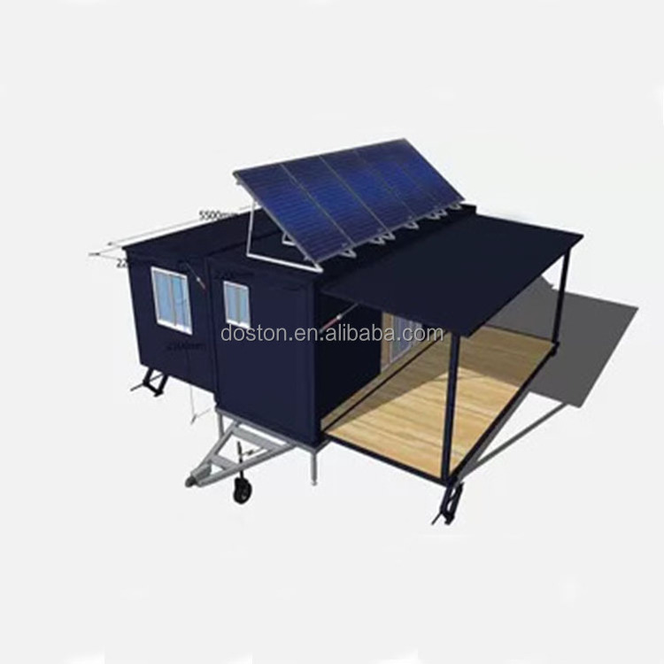 solar power container frame 20 ft tiny homes butterfly houses box extendable  homes portable bathroom