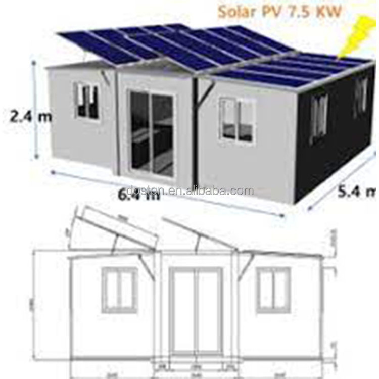 solar power container frame 20 ft tiny homes butterfly houses box extendable  homes portable bathroom