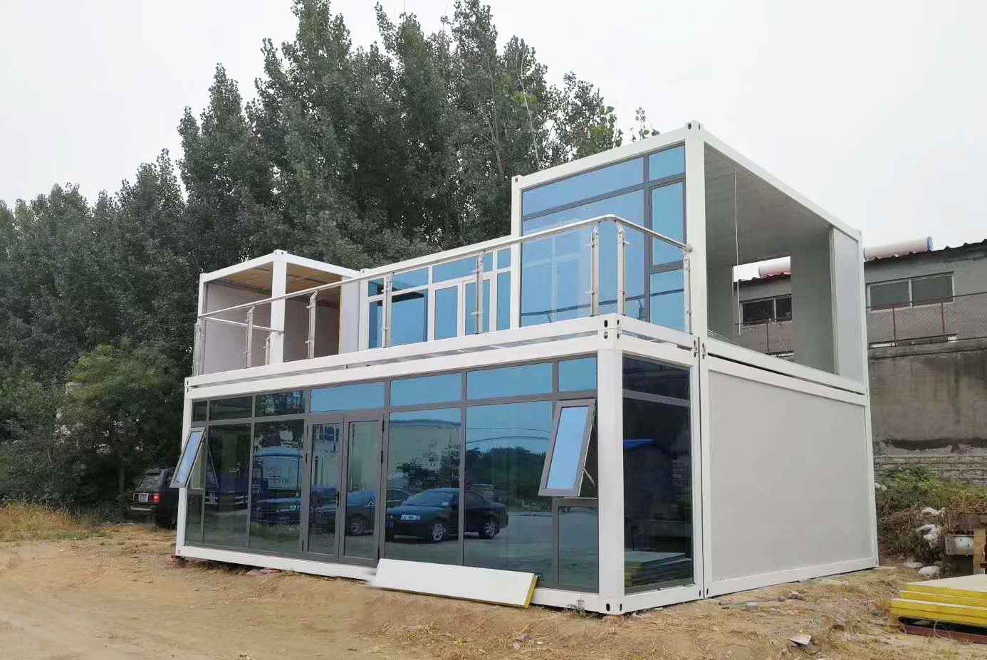 Fire Proof Flat Pack Storage Container House Portable Housing Unit Use Mobile Container