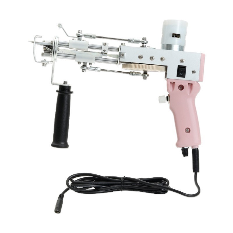 Carpet Rug Tufting Gun, Electric Carpet Weaving Flocking Machine Hand Knitting Carpet Gun Starter Kit AK-1 Tufted Gun