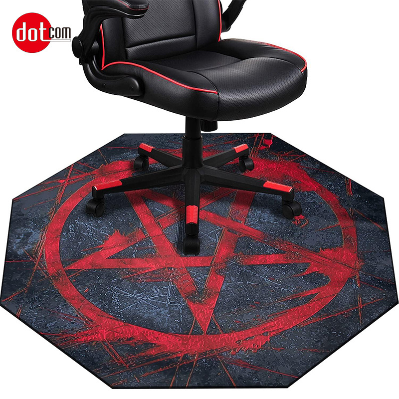 Baby Splat Mat for Under High Chair Polyester Gaming Chair Mats for Office with Non-woven Backing