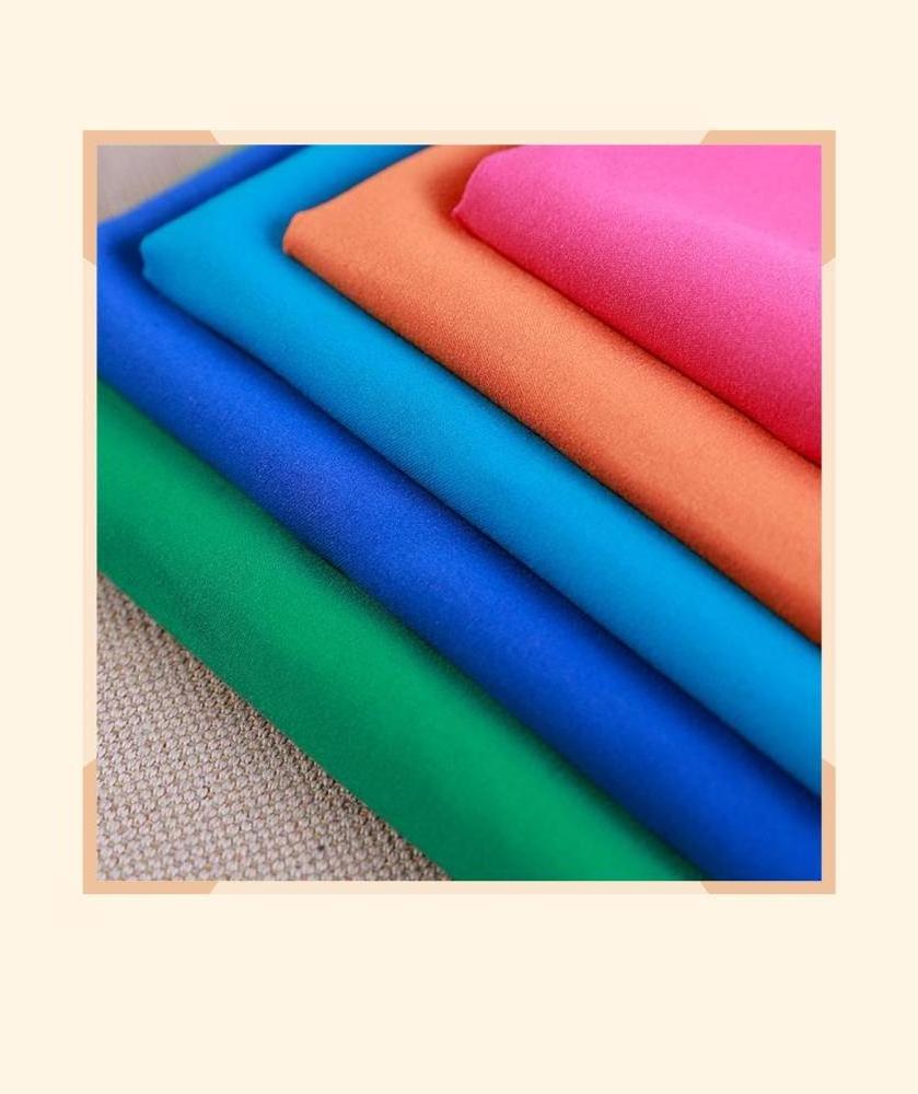 75D plain microfiber peach skin fabric for home textile fabrics, apron, and cradle cloth