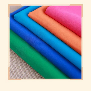 75D plain microfiber peach skin fabric for home textile fabrics, apron, and cradle cloth