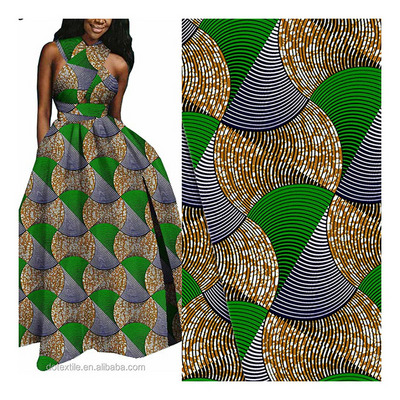 Ankara 6 yards wax fabric printed fabric 100% cotton African wax prints stretch fabric