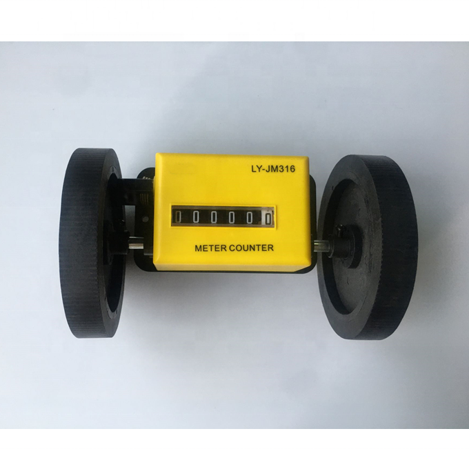 JM316 digital Meter Counter wire fabric length wheel textile counter machines mechanical counter meter