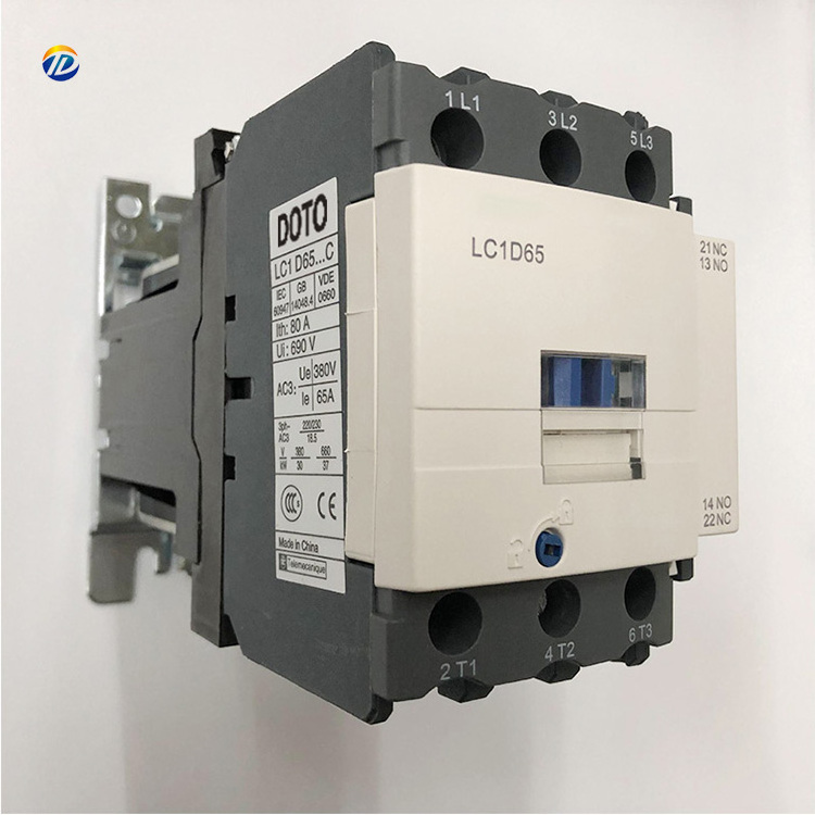 New Design CJX2 series  lc1-d65 telemecanique electric magnetic contactor 3P 65A ac contactor