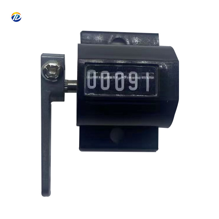 Good quality 5 digit mechanical rotation counter hand tally pull counter mechanical totalizer counter