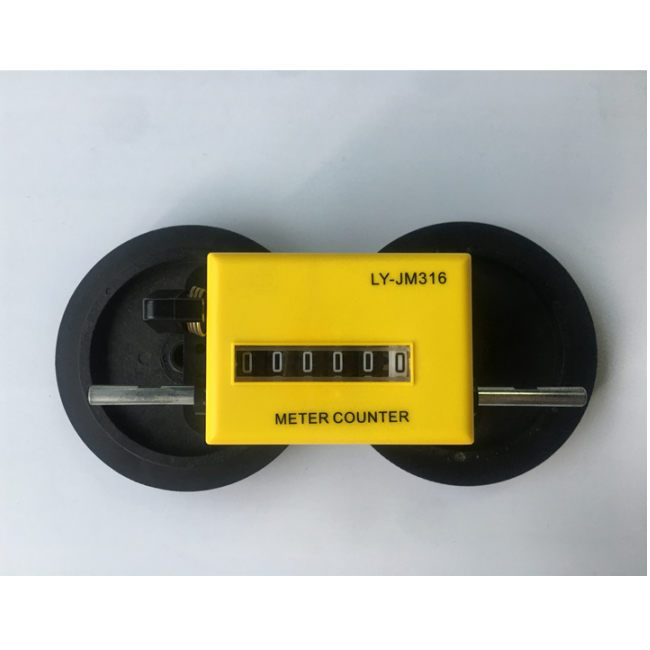 JM316 6 digit digital Mechanical Length measuring Textile Fabric Yarn Wheel Meter Counter Counters