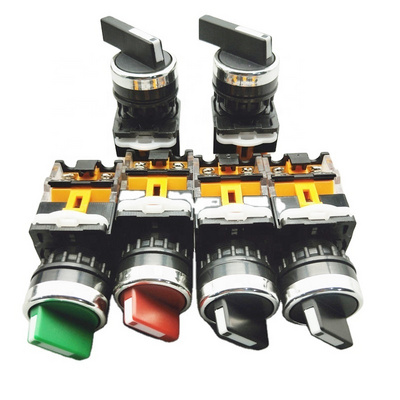 LA38-11X2 Self-lock Selector Switch 1NO1NC 2/3 Positions Rotary Switches Power 22mm