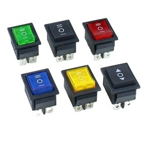 KCD4 3position 6pin Rocker Switches with Lamp Push Button Welder Rocker Switch