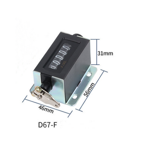 D67-F 5 digit mechanical tally counter Rotary Counter pull meter counter