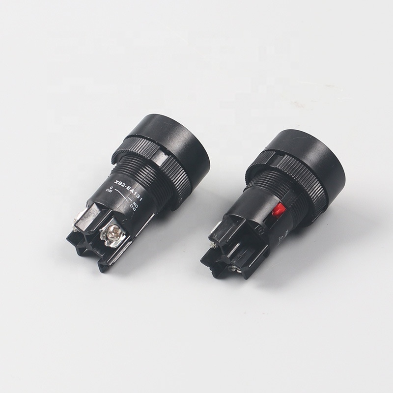 22mm Momentary Self-Return Push Button Switch NO + NC XB2-EA131 XB2-EA142 Rotary Switches